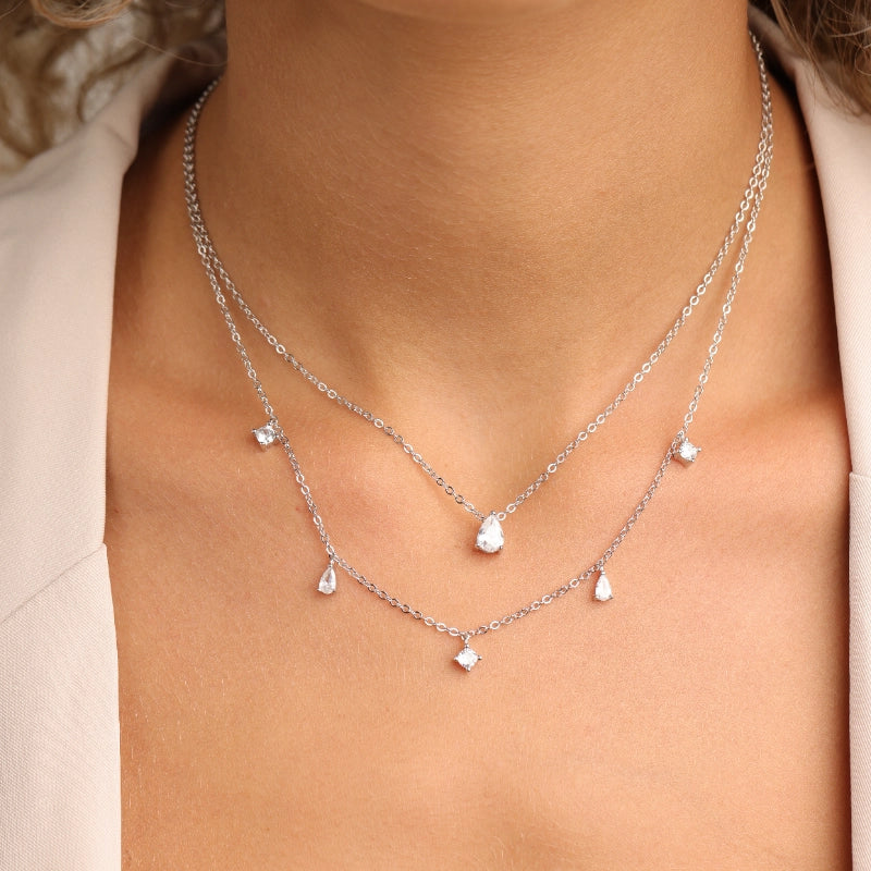 שרשרת אבנים 2 שורות