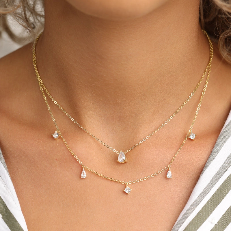 שרשרת אבנים 2 שורות