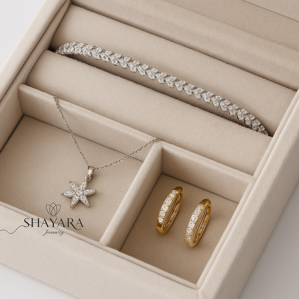 צמיד כסף טניס לב