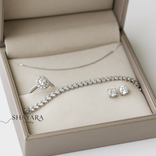 צמיד כסף טניס לב