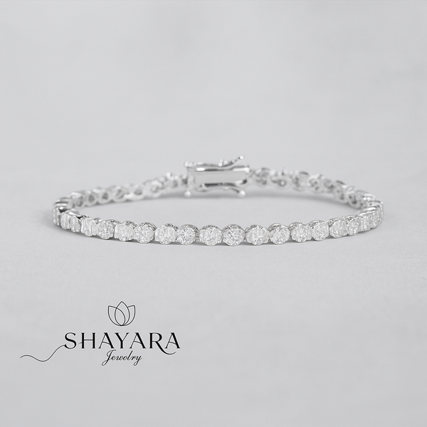 צמיד טניס פרח