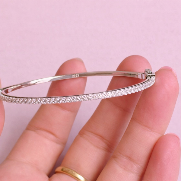 "Silver Spirit – צמיד קשיח מכסף טהור "