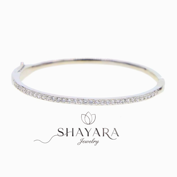💫 "Brilliance Bangle" – בריליאנס בנגל צמיד קשיח