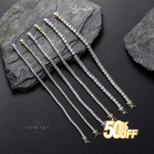 צמיד טניס כסף במבצע מטורף💥