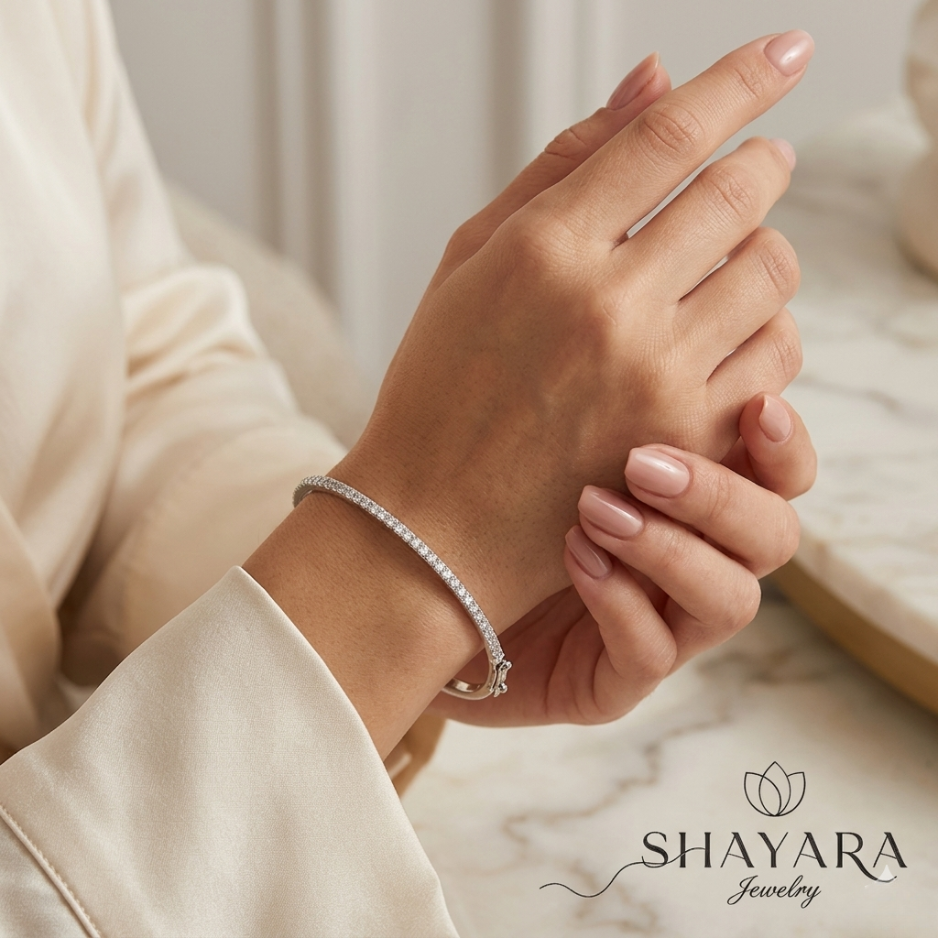 "Brilliance Bangle" – בריליאנס בנגל צמיד קשיח