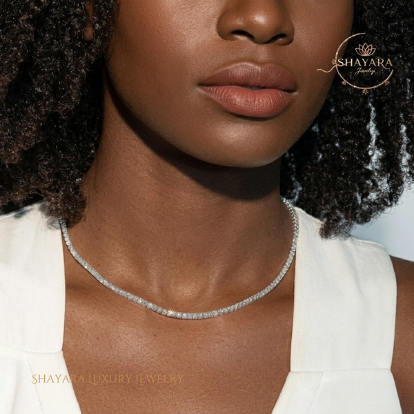 שרשרת טניס יוקרתית קלאסית💎