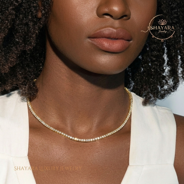 שרשרת טניס יוקרתית קלאסית💎