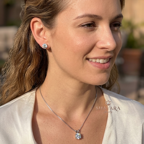 ✨ סט שרשרת ועגילים "אור זהב"✨ דיל יוקרה