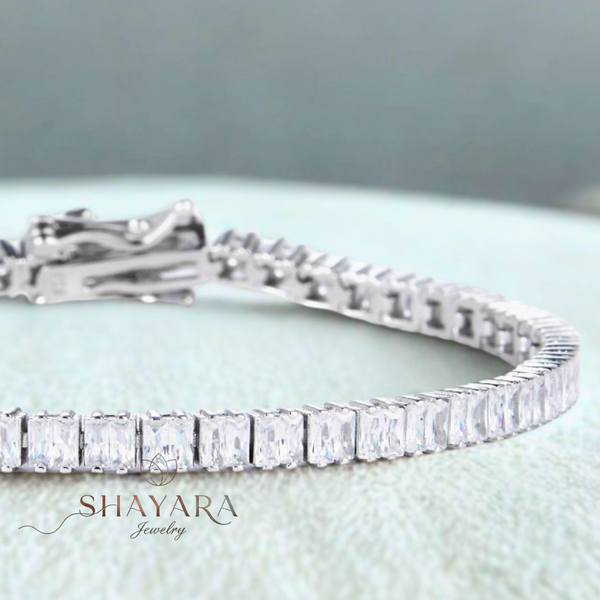 צמיד טניס כסף LUMINA