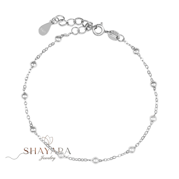 צמיד חוליות כסף SHAYARA – עיצוב יוקרתי ונצחי