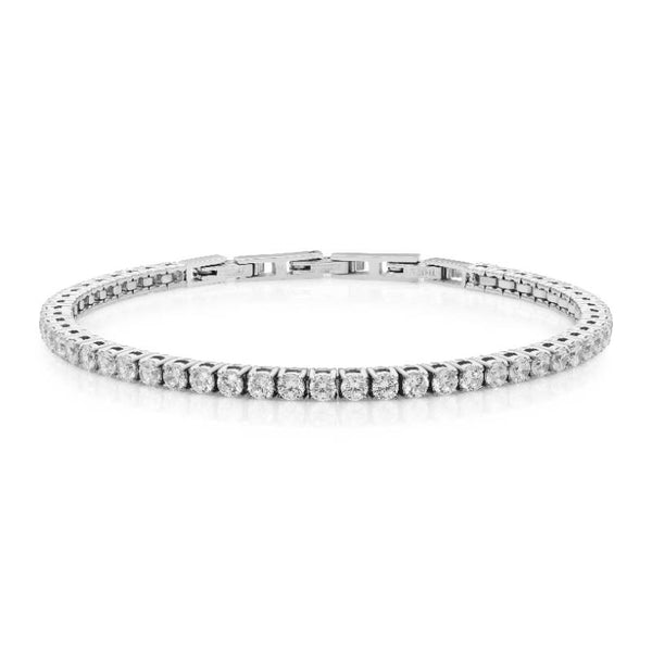 צמיד טניס משובץ לאישה / ולגבר