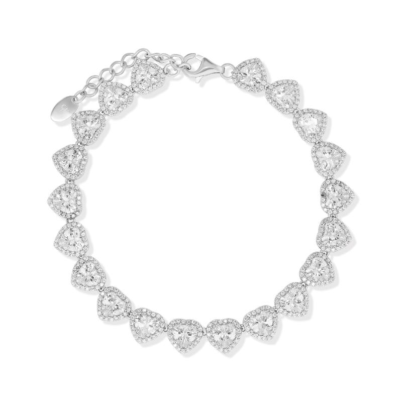 צמיד לבבות נוצץ במיוחד ✨NEW