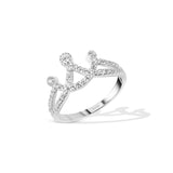 טבעת כסף Crown