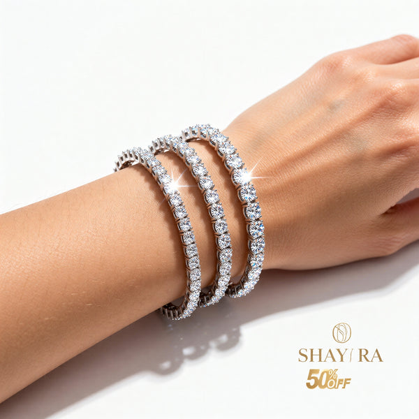 צמיד טניס כסף במבצע מטורף💥